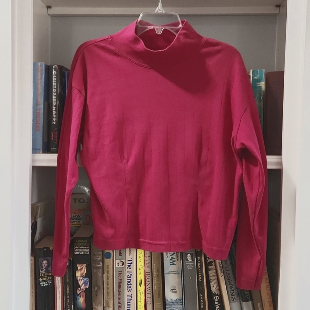 Vintage Real Life long sleeved women's turtle neck, size S